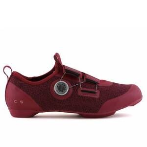 NEW SHIMANO women's sh-ic501 bicycle shoes in wine red